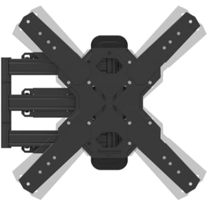 Neomounts Select Wall Mount for TV - Black - 1 Display(s) Supported - 81.3 cm to 165.1 cm (65") Screen Support - 40 kg Loa