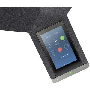 Poly Trio C60 NR ID estação conferência - Bluetooth, Wi-Fi - Tabletop - Cinzento, Dourado - Compatível com TAA - 3 x Total