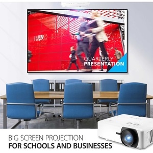 ViewSonic LS920WU 6000 Lumens WUXGA Laser Projector for 300 Inch screen, Dual HDMI, 4K HDR/HLG Support, 1.6x Optical Zoom 