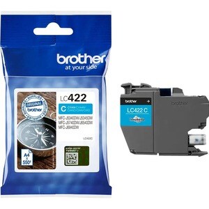 Brother LC422C Tintenstrahl Tintenpatrone - Cyan - Original - Einzelpackung - 1 Pack