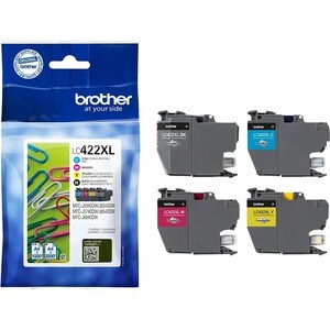 Brother LC422XLVAL Tintenstrahl Tintenpatrone - Cyan, Magenta, Gelb, Schwarz - Original - Mehrfachpacker Pack - Tintenstrahl