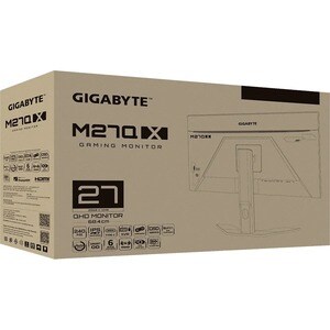Gigabyte M27Q X 27" Class QHD Gaming LCD Monitor - 27" Viewable - Super In-plane Switching (S-IPS) Technology - Edge LED B