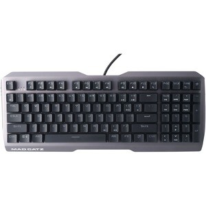 Mad Catz S.T.R.I.K.E. 13 Compact Mechanical Gaming Keyboard - Cable Connectivity - RGB LED Windows Key, Adjustable Backlig