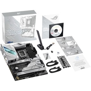 Asus ROG Strix Z690-A GAMING WIFI Desktop Motherboard - Intel Z690 Chipset - Socket LGA-1700 - ATX - Pentium Gold, Celeron