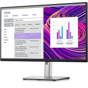 Dell P2423D 24" Class LCD Monitor - 16:9 - Black, Silver - 60.5 cm (23.8") Viewable - In-plane Switching (IPS) Black Techn