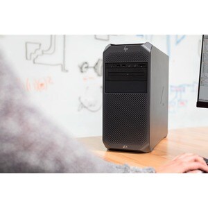 HP Z4 G4 Tower Workstation, Intel® Xeon® W-2225 4 Core 4.1 GHz base frequency, up to 4.6 GHz, 16 GB DDR4-2933 MHz RAM (2 x