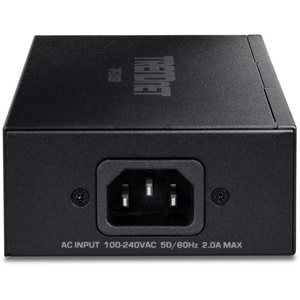 TRENDnet TPE-319GI PoE++ Injector - TAA Compliant - 1 x 10 Gigabit PoE++ Input Port(s) - 1 x 10 Gigabit Ethernet Output Po