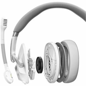 EPOS H3PRO Hybrid Wireless Closed Acoustic Gaming Headset - Stereo - Mini-phone (3.5mm), USB Type A - Wired/Wireless - Blu