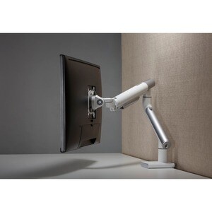 Amer HYDRA1A Mounting Arm for Monitor, Curved Screen Display, Display Screen - Textured White, Space Gray - 1 Display(s) S