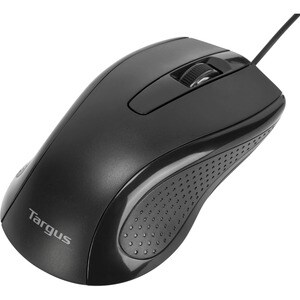 Targus AMU81AMGL Full-size Maus - USB Typ-A - BlueTrace - 3 Taste(n) - Schwarz - Kabel - 1000 dpi Auflösung - Scroll-Rad -