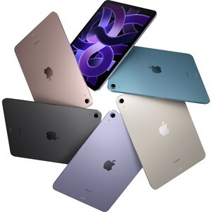 Apple iPad Air (5th Generation) Tablet - 27,7 cm (10,9 Zoll) - Octa-Core) - 8 GB RAM - 256 GB - iPadOS 15 - Grau - Apple M