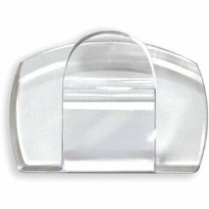 Command Clear Round Cord Clips Value Pack - Cable Clip - Clear - 0.81" Length - Plastic - 10