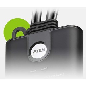 ATEN CS22HF KVM Switchbox - 2 Computer(s) - 1 Local User(s) - 1920 x 1200 - 4 x USB - 3 x HDMI - Desktop