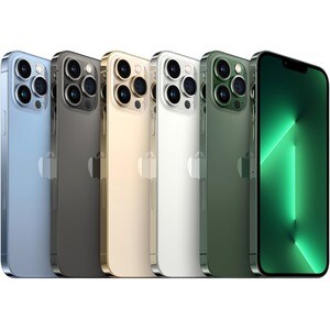 Apple iPhone 13 Pro Max A2644 256 GB 智能电话 - 17 cm (6.7") OLED 2778 x 1284 - 六核 (双核（2 个核心） 3.22 GHz + Blizzard 四核（4 个核心） - 