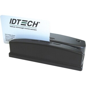 ID TECH Omni WCR3237-512 Leitor de fita magnética - 1524 mm/s - Decodificador de teclado - Preto