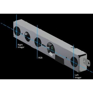 Intel RealSense D455 Webcam - 90 fps - USB 3.1 - 1280 x 800 Video