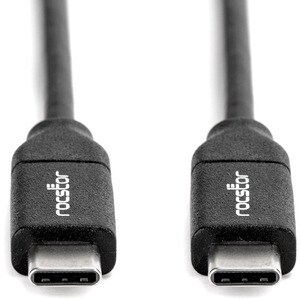 Rocstor Premium USB-C Charging Cable 2m 6ft - Up to 100W PD-M/M- Black - Rocstor Premium USB-C Charging Cable 2m (6 ft) - 