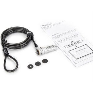 Rocstor Rocbolt N19 Security Cable, 4-digit Combination Lock For Nano-Shaped Slots - Rocstor Rocbolt N19 series Slim Secur