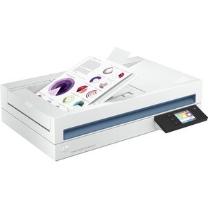 Scanner ADF HP Scanjet Enterprise Flow N6600 fnw1 - Résolution Optique 600 x 600 dpi - Couleur 48 bit - Échelle des Gris 8