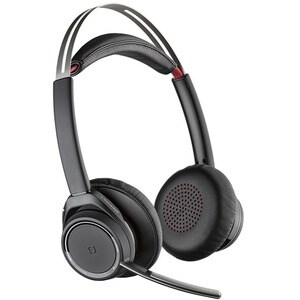 Poly Voyager Focus UC B825-M 有线/无线 头戴式, 入耳式 立体声 耳机 - Microsoft Teams Certification - 双声道 - 头戴护耳式 - 3000 cm - 蓝牙 - A 型 USB
