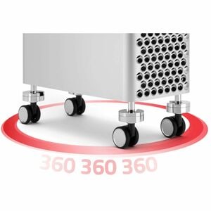 OWC Wheels Kit For Mac Pro (2019 - Current) - Nylon, Rubber, Stainless Steel, Silicone - Silver, Black