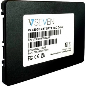 V7 V7SSD480GBS25E 480 GB Solid State Drive - 2.5" Internal - SATA (SATA/600) - Notebook, Mobile Computing Device Device Su