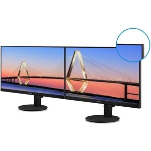 ViewSonic VA2447-MHU 24 Inch Full HD 1080p USB C Monitor with Ultra-Thin Bezel, AMD FreeSync, 100Hz, Eye Care, 15W Chargin