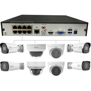 Gyration 8-Channel Network Video Recorder With PoE - 6 TB HDD - Network Video Recorder - HDMI - 4K Recording