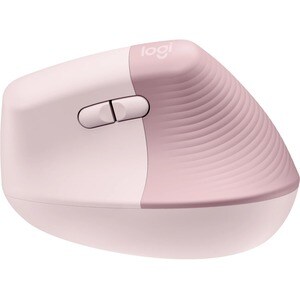 Logitech Lift Mouse - Bluetooth/Radio Frequency - USB Type A - Optical - 6 Button(s) - Rose - Wireless - 2.40 GHz - 4000 d