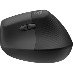 Logitech Lift Mouse - Bluetooth/Radio Frequency - USB Type A - Optical - 6 Button(s) - 4 Programmable Button(s) - Graphite