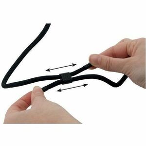 MOBILIS Adjustable Phone Strap - Hook Attachment - Black