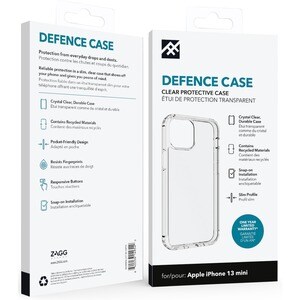 Case ZAGG - for Apple iPhone 13 Smartphone - Trasparente