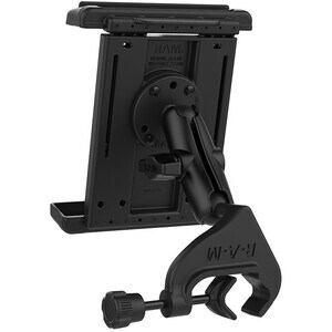 RAM Mounts Tab-Tite Yoke Clamp Mount for iPad mini with Heavy Duty Cases - 9.5" Height x 5.7" Width x 1" Depth - Aluminum,