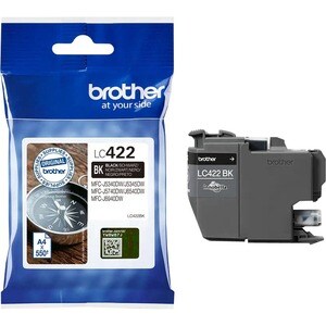 Brother LC422BK Original Inkjet Ink Cartridge - Single Pack - Black - 1 Pack - 550 Pages