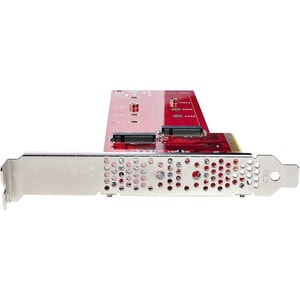 StarTech.com Dual M.2 PCIe SSD Adapter Card, x8 / x16 Dual NVMe or AHCI M.2 SSD to PCI Express 4.0, Up to 7.8GBps/Drive, F