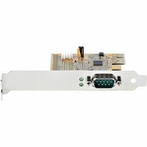 StarTech.com 1-Port PCI Express Serial Card, PCIe to RS232 (DB9) Serial Interface Card, 16C1050 UART, COM Retention, Low P
