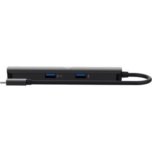 V7 UCMINIDOCK-PT USB Type C Docking Station for Computer - 85 W - Black - 4K - 3840 x 2160 - USB Type-A - USB Type-C - Net