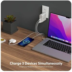 Hyper HyperJuice 140W PD 3.1 USB-C Charger (Includes 2m USB-C Cable) - 140 W - White