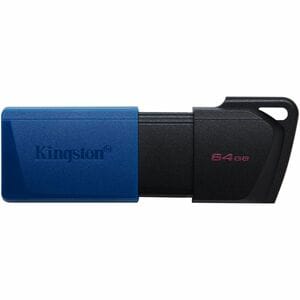 Kingston DataTraveler Exodia M 64 GB USB 3.2 (Gen 1) Type A Flash Drive - Blue, Black - 2 / Pack