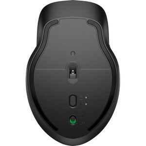 HP 435 鼠标 - 蓝牙 - A 型 USB - 5 按钮 - 4 可编程按钮 - 黑 - 无线 - 2.40 GHz - 4000 dpi - 滚轮