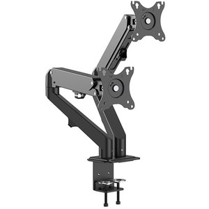 Neomounts DS70-700BL2 Mounting Arm for Monitor, Flat Panel Display - Black - Height Adjustable - 2 Display(s) Supported - 