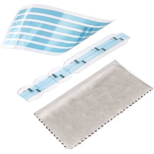 Sichtschutz Halterung, universelles Montagesatz für Blickschutzfolie/Sichtschutzfolie mit Klebepads/-streifen und Kleberah