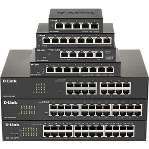 D-Link DGS-1100 DGS-1100-26MPV2 24 Anschlüsse Verwaltbar Ethernet-Switch - Gigabit-Ethernet - 1000Base-T, 1000Base-X - 2 U