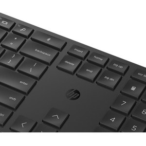 HP 650 Keyboard & Mouse - USB Type A Membrane Wireless RF Keyboard - Keyboard/Keypad Color: Black - USB Type A Wireless RF