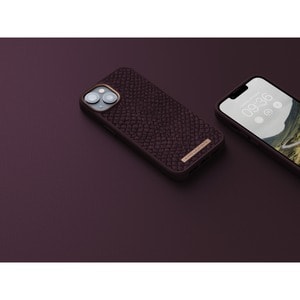 Funda Njord - para Apple iPhone 14 Smartphone - Óxido - Resistente a Caídas, Resistencia a arañazos, Antipolvo - Cuero de 