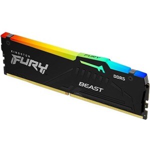 Kingston FURY Beast RAM Module for Desktop PC, Motherboard - 32 GB (2 x 16GB) - DDR5-5600/PC5-44800 DDR5 SDRAM - 5600 MHz 