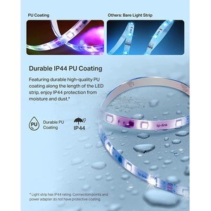 TP-Link Tapo L900-20 - Tapo Smart LED Light Strip 65.6ft (4 Rolls of 16.4ft) - Sync-to-Sound - 16M RGB Colors - Works w/ A