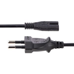 LAPTOP POWER CORD - 18 AWG EU PLUG TO C7 - 18AWG
