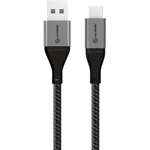 ALOGIC Super Ultra USB 2.0 USB-C to USB-A Cable - 30cm - 3A/480Mbps # Space Grey