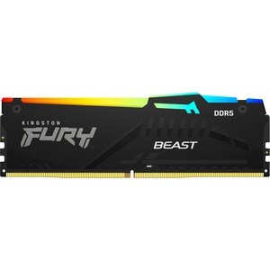 Kingston FURY Beast RAM Module for Desktop PC, Motherboard - 16 GB (2 x 8GB) - DDR5-5200/PC5-41600 DDR5 SDRAM - 5200 MHz S